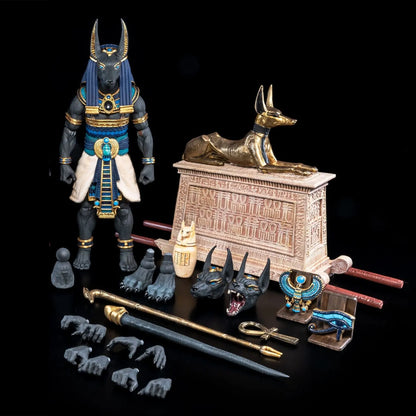 Figura Obscura: Anubis (Black and Blue Ver): Action Figure - Four Horsemen Action Figure