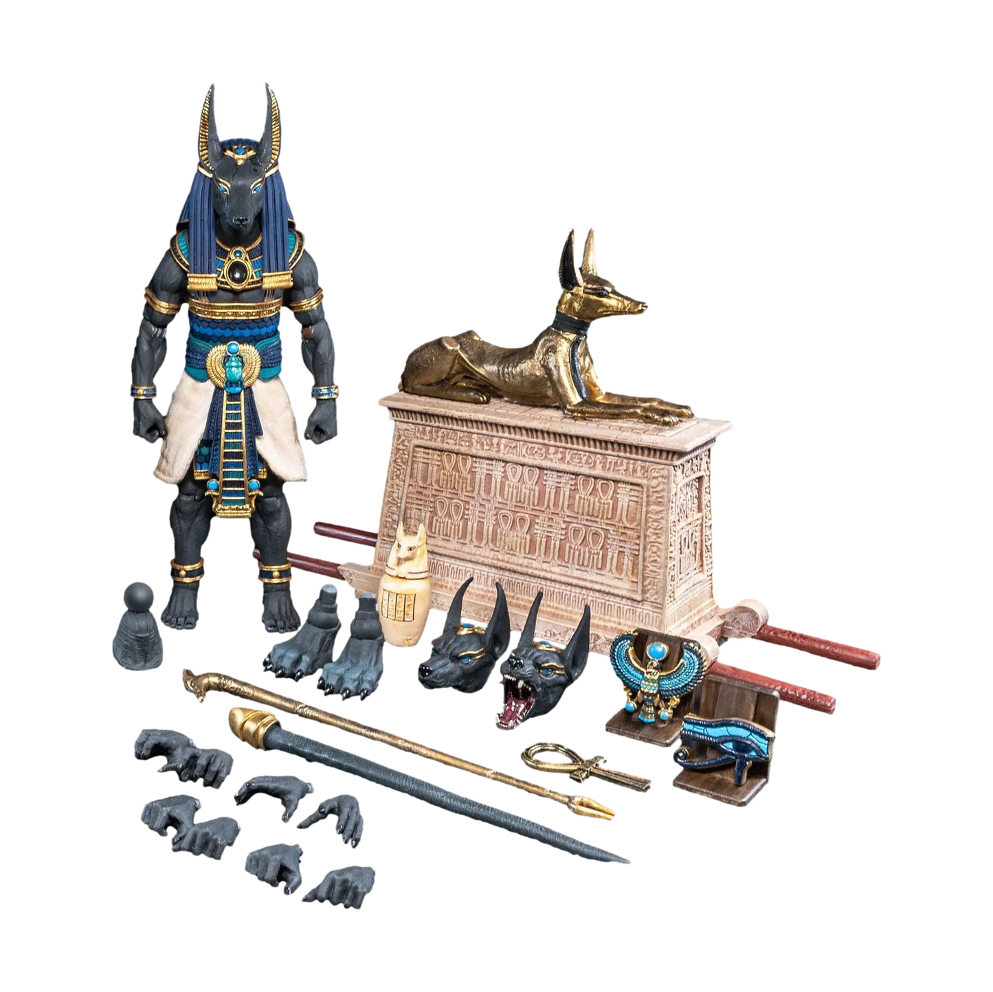 Figura Obscura: Anubis (Black and Blue Ver): Action Figure - Four Horsemen Action Figures