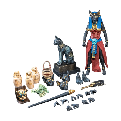 Figura Obscura: Bastet (Black and Red Ver): Action Figure - Four Horsemen Action Figures