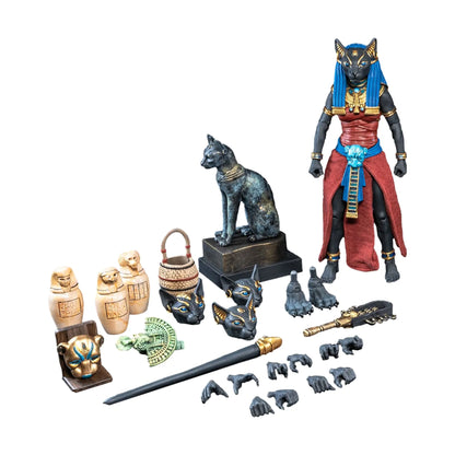 Figura Obscura: Bastet (Black and Red Ver): Action Figure - Four Horsemen Action Figure