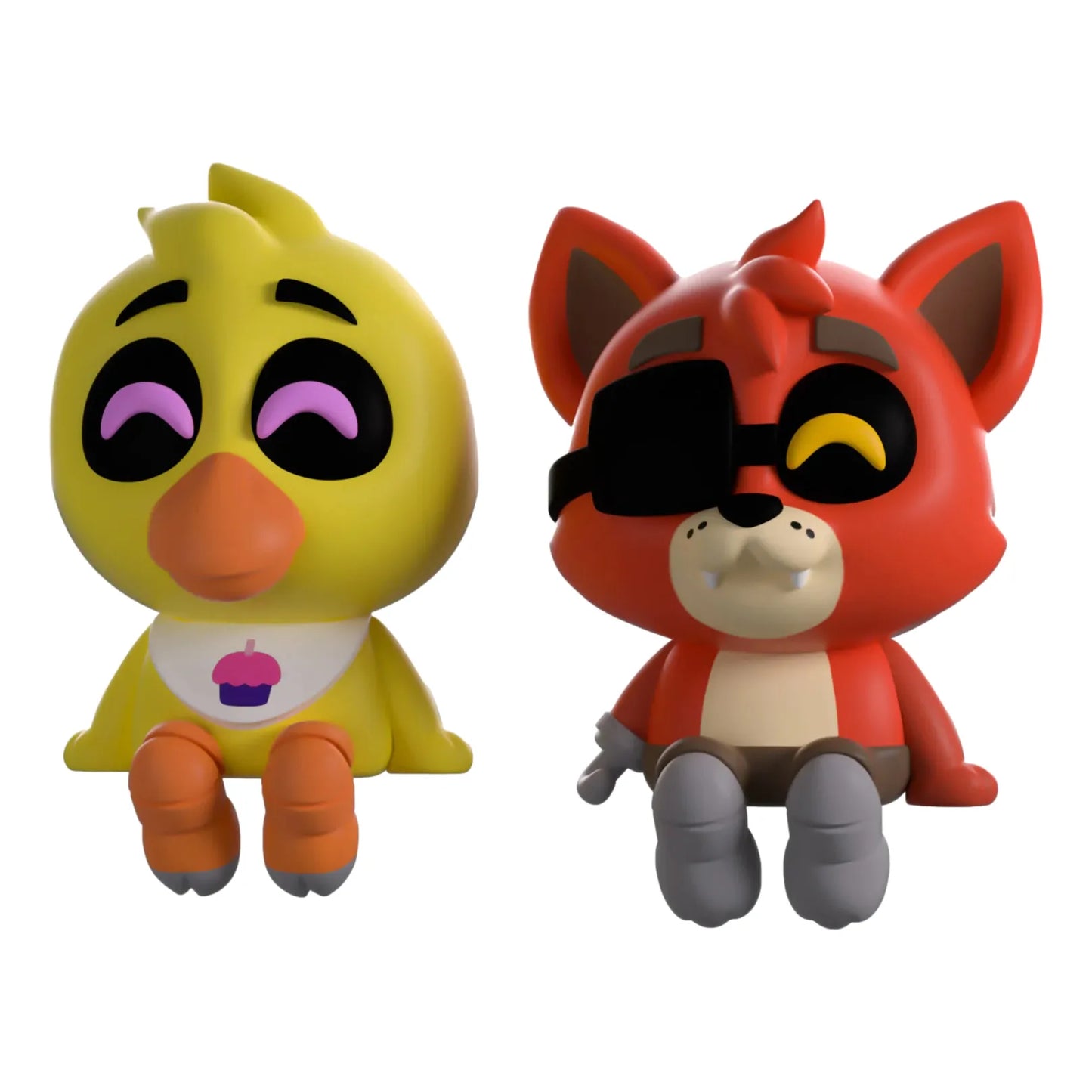 Five Nights at Freddy's: Chica & Foxy Monitor Buddiez: Vinyl Figures: YouTooz by YouTooz – Vinyl Figure, [scale], UK stockist Planet Action Figures