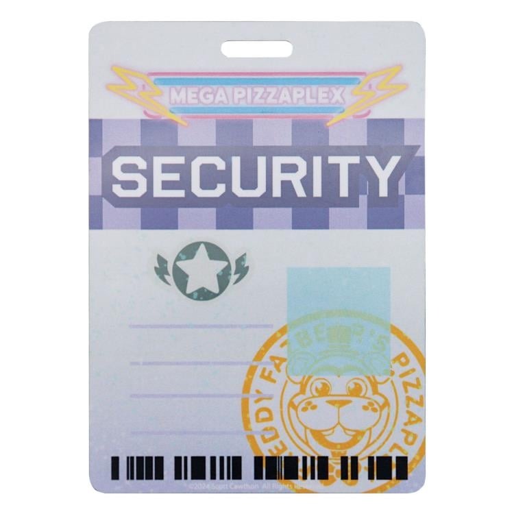 Five Nights at Freddy's Security Badge Antique Brass Edition Replica - FaNaTtiK Desktop Collectible