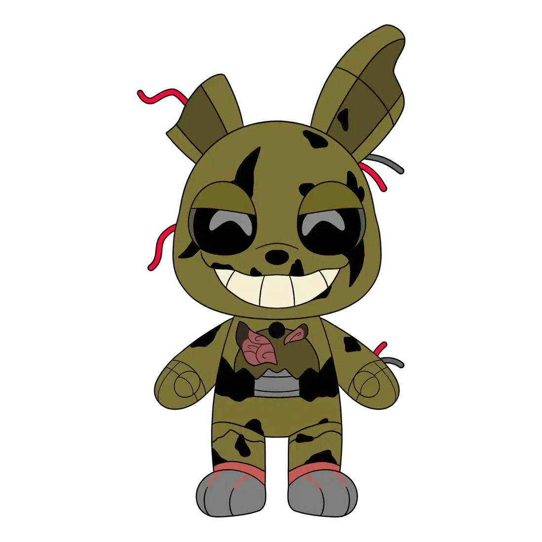 Five Nights at Freddy's: Springtrap Plush (9IN) YouTooz