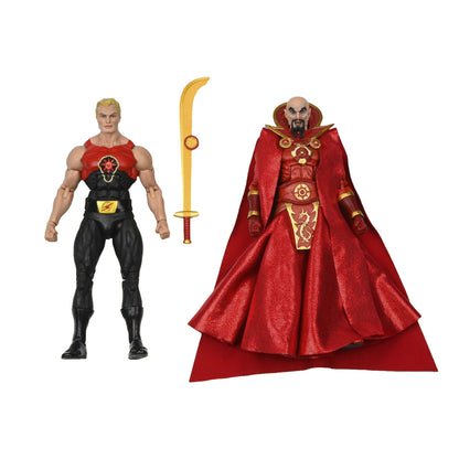 Flash Gordon: Flash & Ming (1980 Movie) (SDCC Exclusive): Ultimate 7 Inch: Action Figure 2-Pack - Neca Action Figures