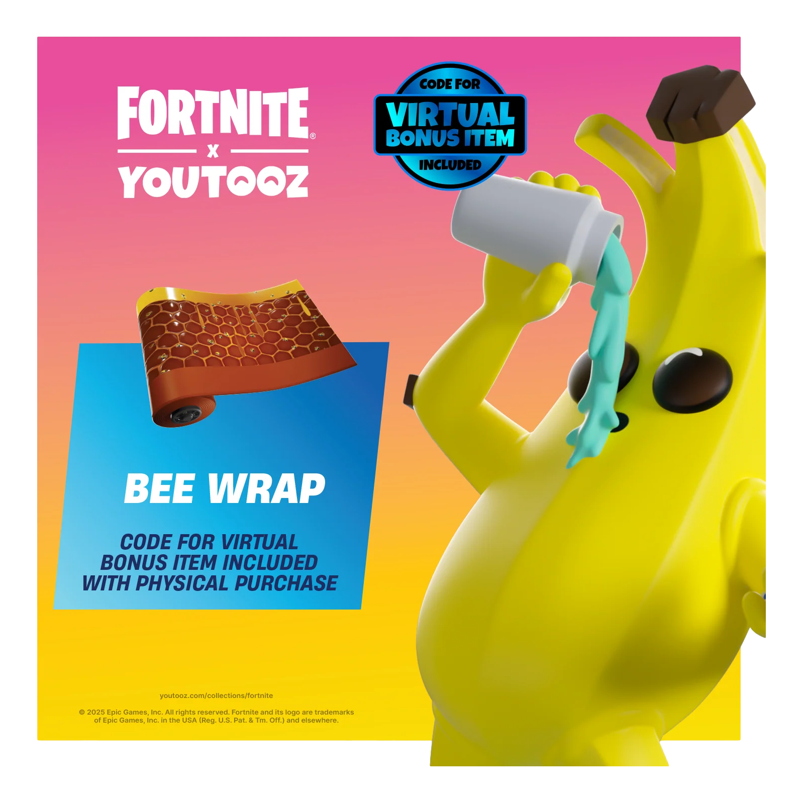 Fortnite: Peely: Vinyl Figure: YouTooz by YouTooz – Vinyl Figure, [scale], UK stockist Planet Action Figures