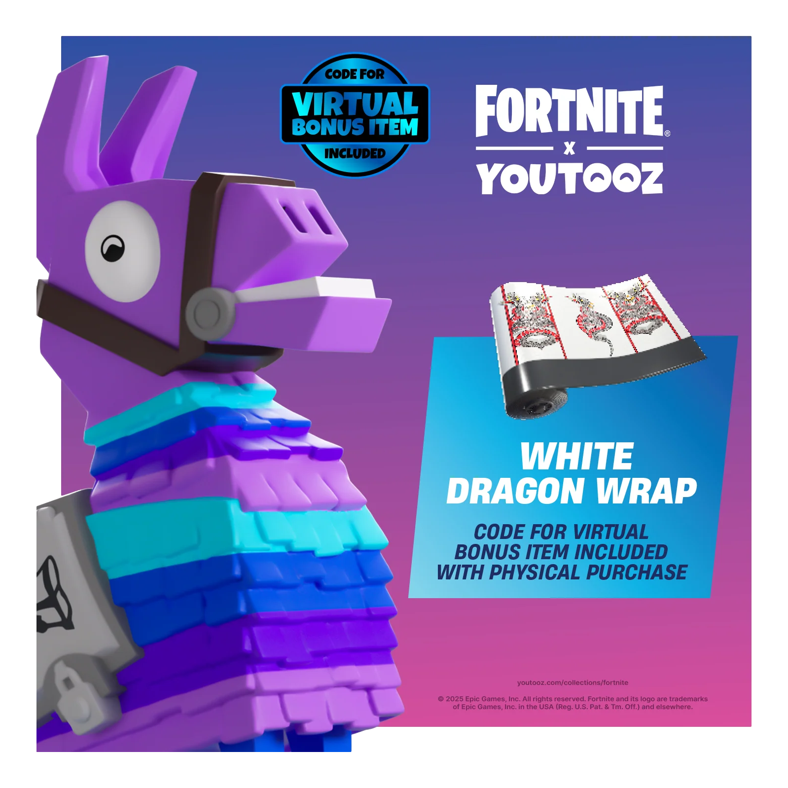 Fortnite: Supply Llama: Vinyl Figure: YouTooz by YouTooz – Vinyl Figure, [scale], UK stockist Planet Action Figures