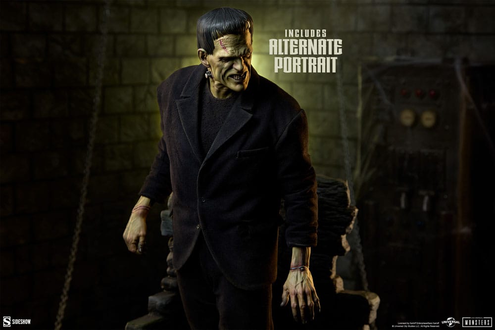 Frankenstein: Frankenstein (Fabric Costume): Premium Format Mixed Media Statue - Sideshow Collectibles Statue