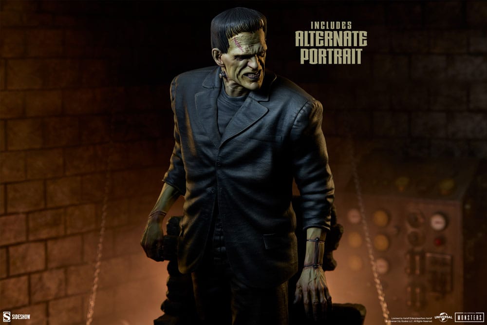 Frankenstein: Frankenstein (Fully Sculpted Ver.) Premium Format Mixed Media Statue - Sideshow Collectibles Statue