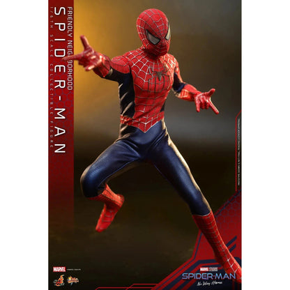 Friendly Neighborhood Spider-Man: Deluxe: Spider-Man No Way Home: MMS662 - Hot Toys Action Figure