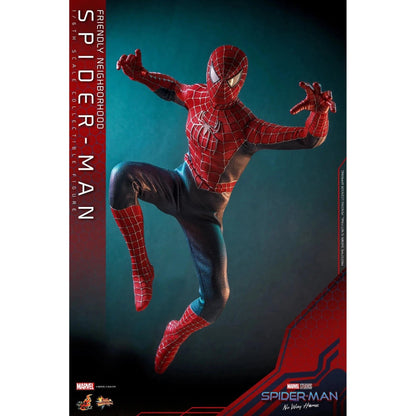 Friendly Neighborhood Spider-Man: Deluxe: Spider-Man No Way Home: MMS662 - Hot Toys Action Figure