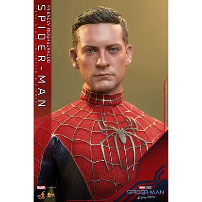Friendly Neighborhood Spider-Man: Deluxe: Spider-Man No Way Home: MMS662 - Hot Toys Action Figure