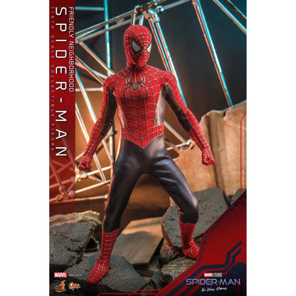 Friendly Neighborhood Spider-Man: Deluxe: Spider-Man No Way Home: MMS662 - Hot Toys Action Figure