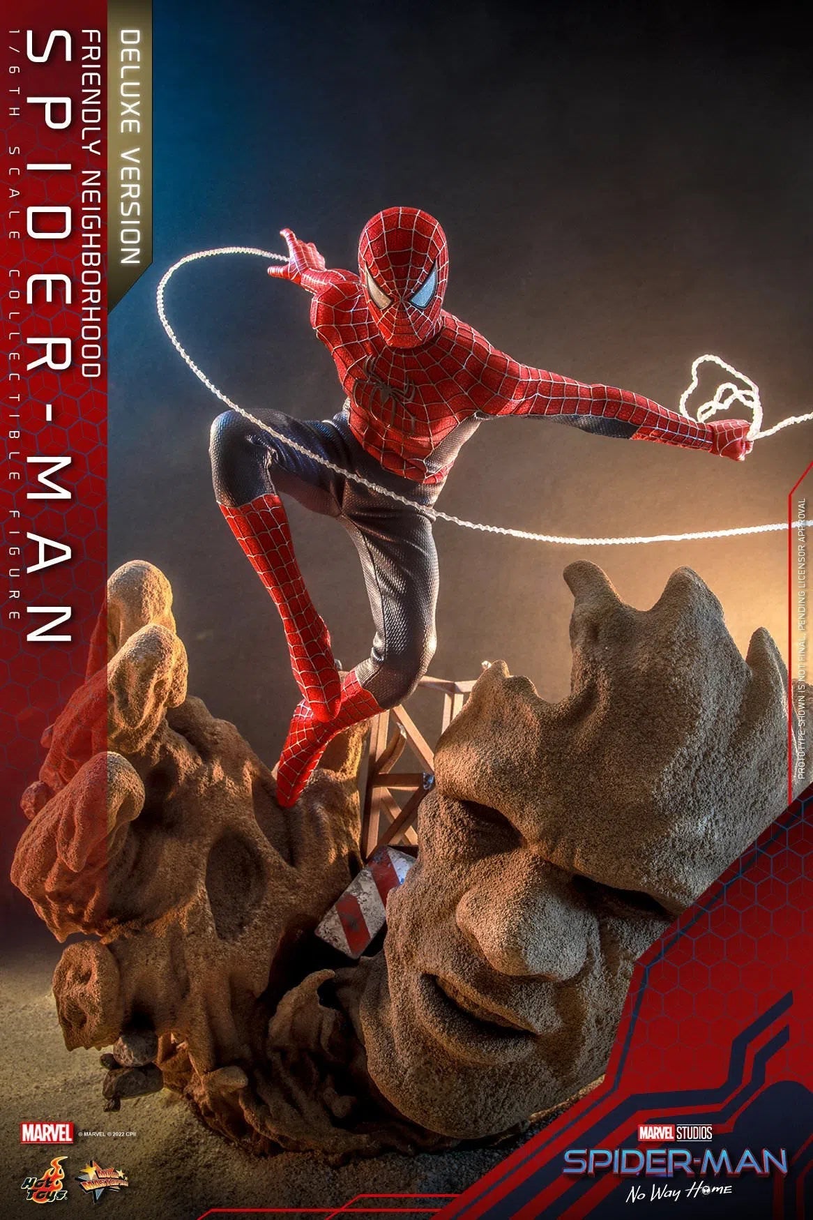 Friendly Neighborhood Spider-Man: Deluxe: Spider-Man No Way Home: MMS662 Hot Toys