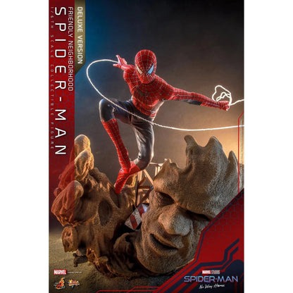 Friendly Neighborhood Spider-Man: Deluxe: Spider-Man No Way Home: MMS662 - Hot Toys Action Figure