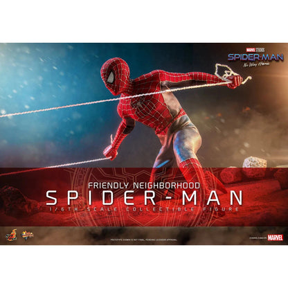 Friendly Neighborhood Spider-Man: Deluxe: Spider-Man No Way Home: MMS662 - Hot Toys Action Figure