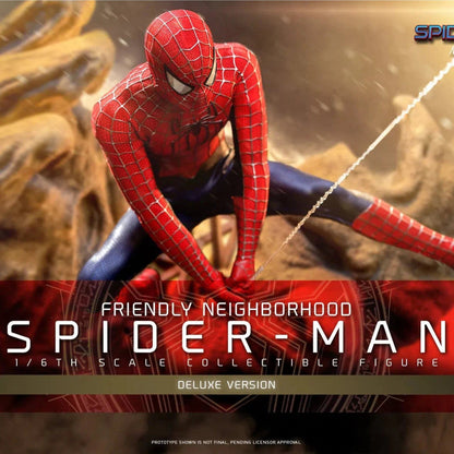 Friendly Neighborhood Spider-Man: Deluxe: Spider-Man No Way Home: MMS662 - Hot Toys Action Figure