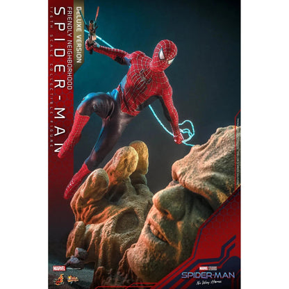 Friendly Neighborhood Spider-Man: Deluxe: Spider-Man No Way Home: MMS662 - Hot Toys Action Figure