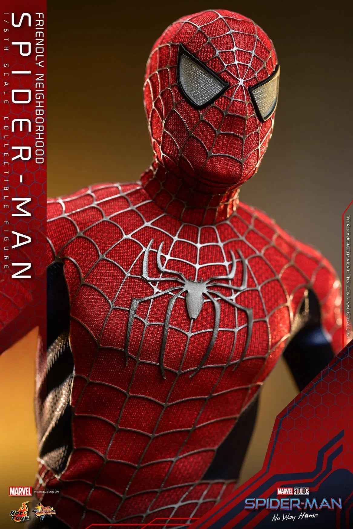 Friendly Neighborhood Spider-Man: Deluxe: Spider-Man No Way Home: MMS662 Hot Toys