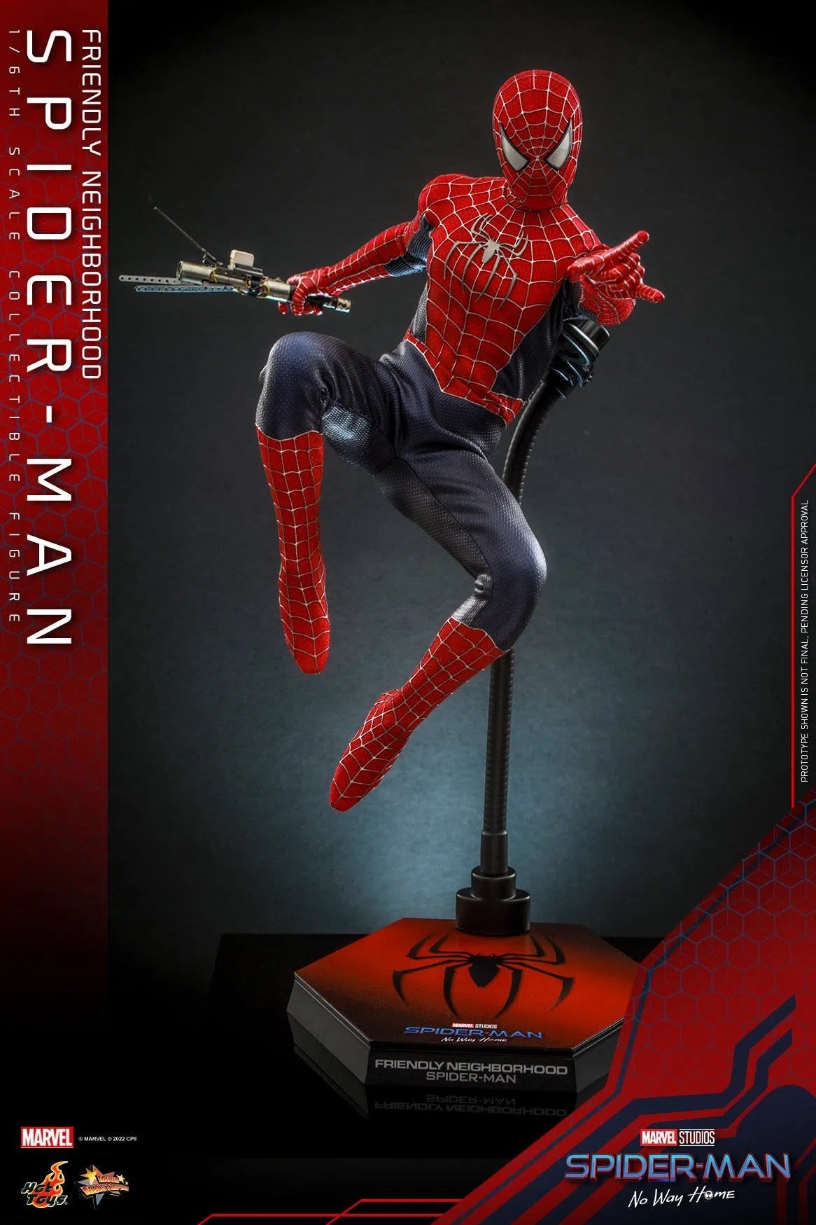 Friendly Neighborhood Spider-Man: Deluxe: Spider-Man No Way Home: MMS662 Hot Toys