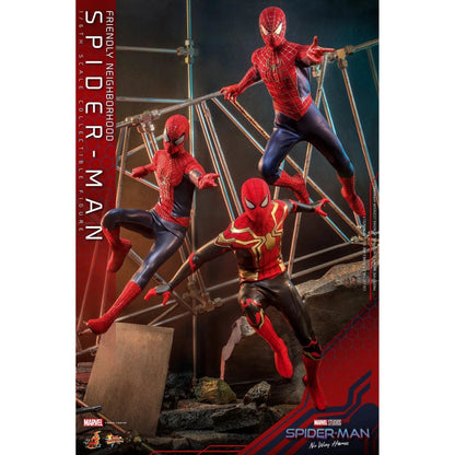 Friendly Neighborhood Spider-Man: Deluxe: Spider-Man No Way Home: MMS662 - Hot Toys Action Figure