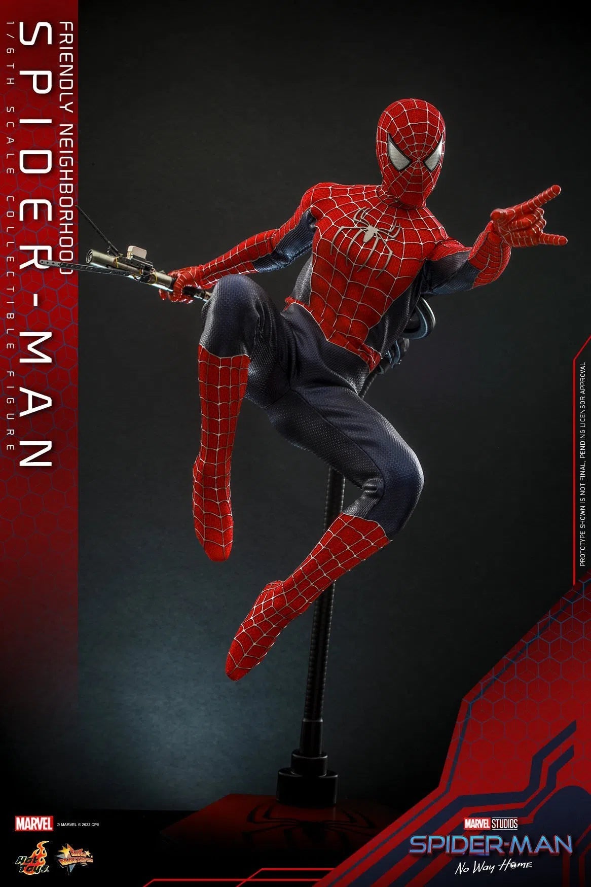 Friendly Neighborhood Spider-Man: Deluxe: Spider-Man No Way Home: MMS662 Hot Toys