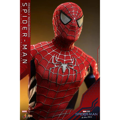Friendly Neighborhood Spider-Man: Deluxe: Spider-Man No Way Home: MMS662 - Hot Toys Action Figure