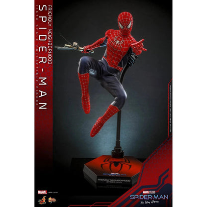 Friendly Neighborhood Spider-Man: Deluxe: Spider-Man No Way Home: MMS662 - Hot Toys Action Figure