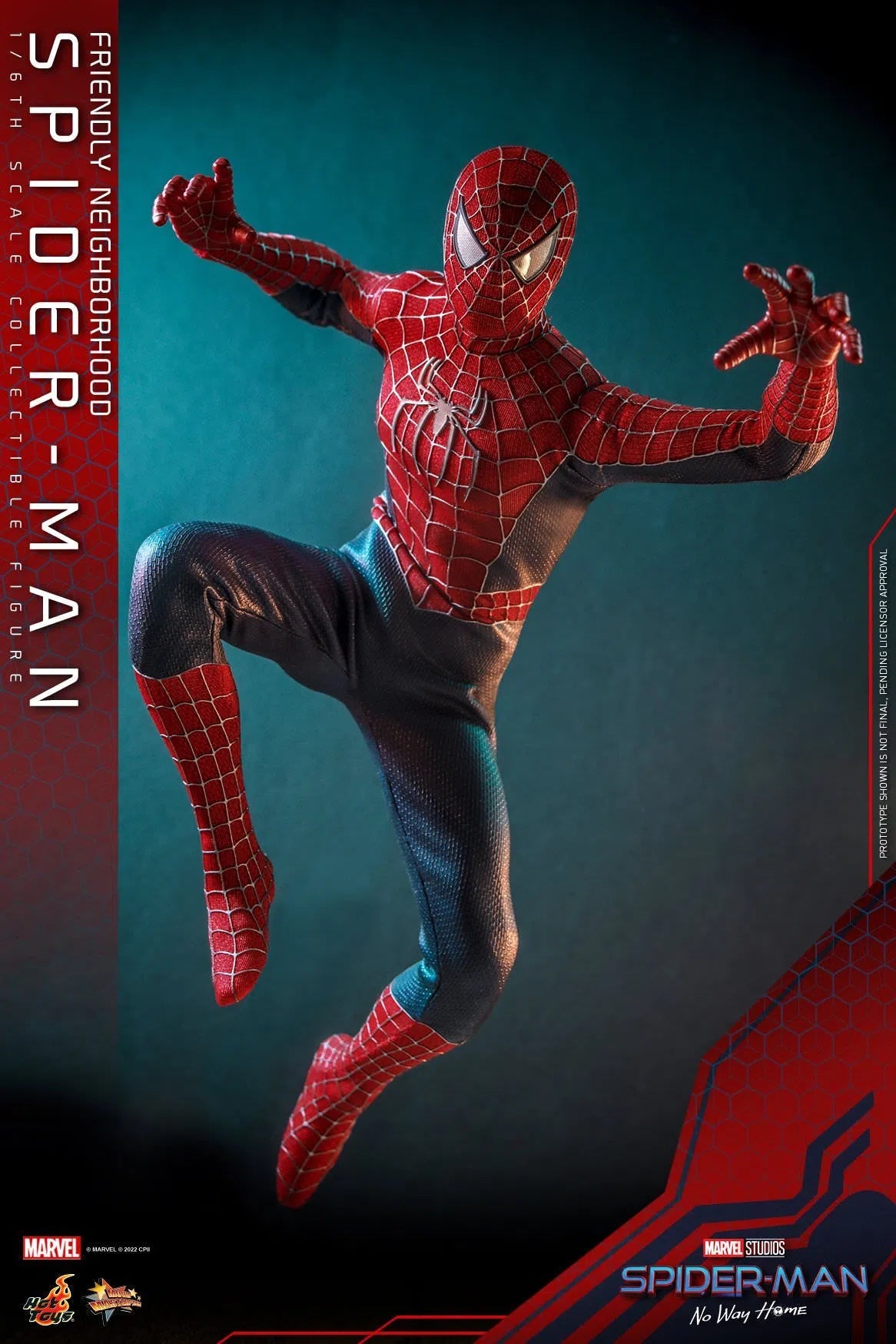 Friendly Neighborhood Spider-Man: Deluxe: Spider-Man No Way Home: MMS662 Hot Toys