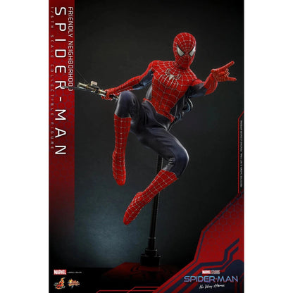 Friendly Neighborhood Spider-Man: Deluxe: Spider-Man No Way Home: MMS662 - Hot Toys Action Figure