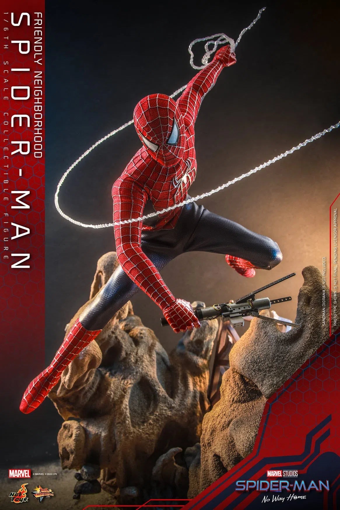 Friendly Neighborhood Spider-Man: Spider-Man No Way Home: MMS661 Hot Toys