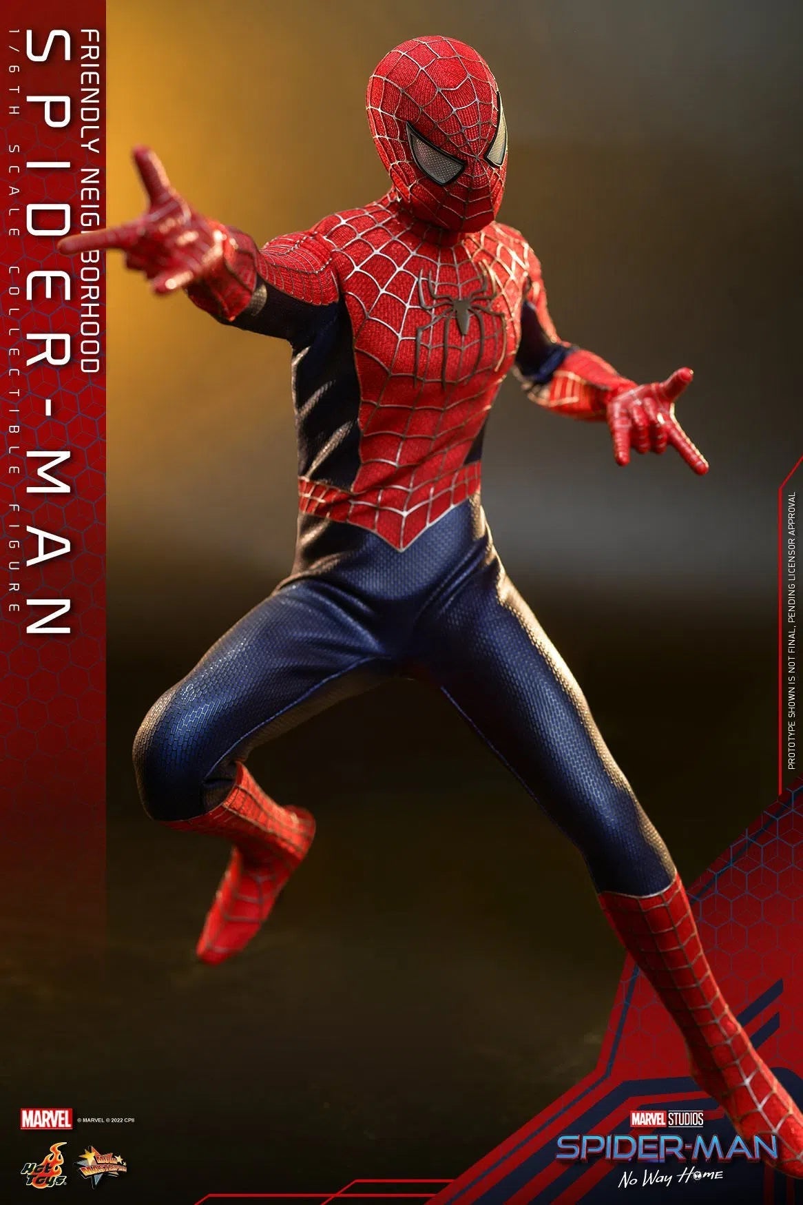 Friendly Neighborhood Spider-Man: Spider-Man No Way Home: MMS661 Hot Toys