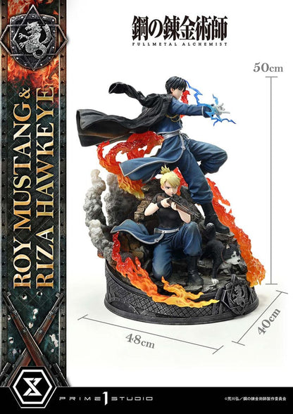 Fullmetal Alchemist Concept Masterline Statue 1/6 Roy Mustang & Riza Hawkeye Deluxe Bonus Version 50 cm - Prime 1 Studio Statues