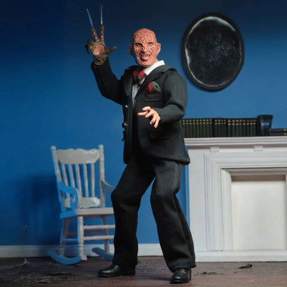 NECA A Nightmare on Elm Street: Freddy Krueger (Tuxedo) 8 Inch: Clothed Action Figure - product gallery image 2 of 10