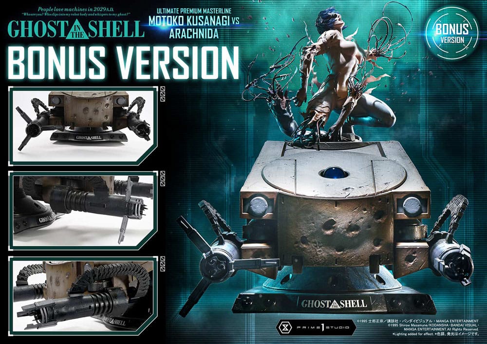 Ghost in the Shell: Motoko Kusanagi vs Arachnida (Bonus Ver.): Ultimate Premium Masterline 1/4 Scale Statue - Prime 1 Studio Statues