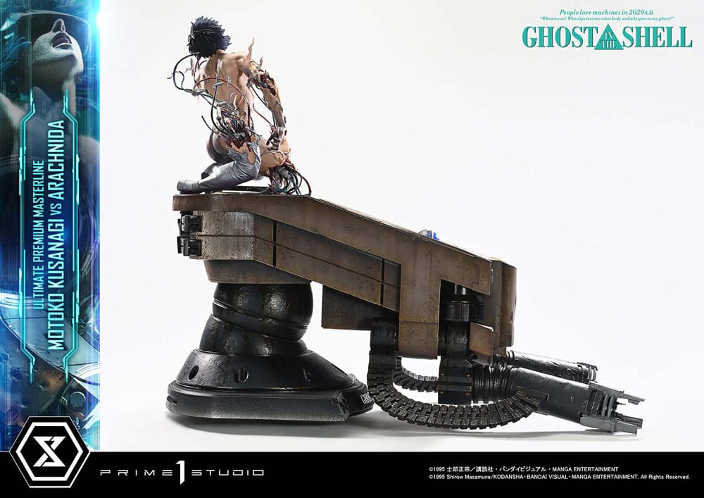 Ghost in the Shell: Motoko Kusanagi vs Arachnida: Ultimate Premium Masterline 1/4 Scale Statue - Prime 1 Studio Statues