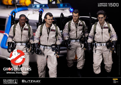 Ghostbusters: 1984: Special Pack: Venkman: Stantz: Spengler: Zeddemore: Limited Edition Set. 2.0 - Blitzway Action Figure