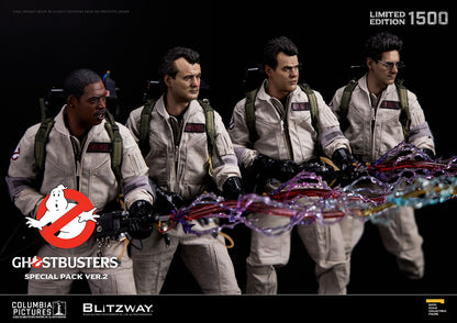 Ghostbusters: 1984: Special Pack: Venkman: Stantz: Spengler: Zeddemore: Limited Edition Set. 2.0 - Blitzway Action Figure