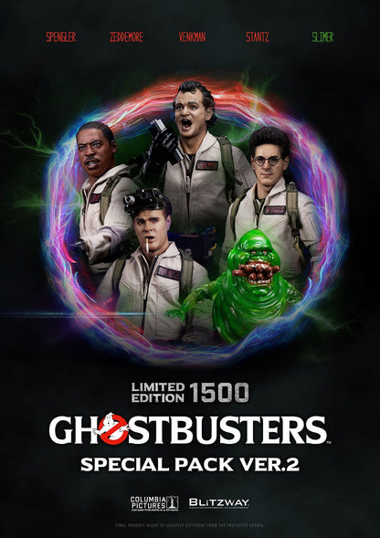 Ghostbusters: 1984: Special Pack: Venkman: Stantz: Spengler: Zeddemore: Limited Edition Set. 2.0 - Blitzway Action Figure