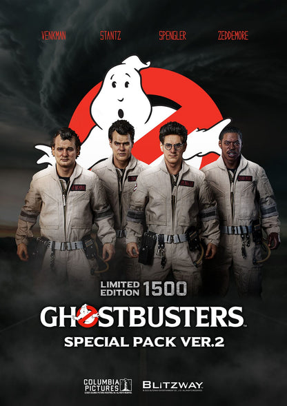 Ghostbusters: 1984: Special Pack: Venkman: Stantz: Spengler: Zeddemore: Limited Edition Set. 2.0 - Blitzway Action Figure