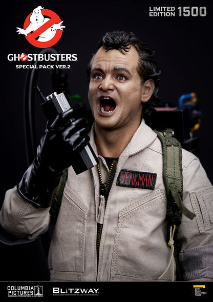 Ghostbusters: 1984: Special Pack: Venkman: Stantz: Spengler: Zeddemore: Limited Edition Set. 2.0 - Blitzway Action Figure
