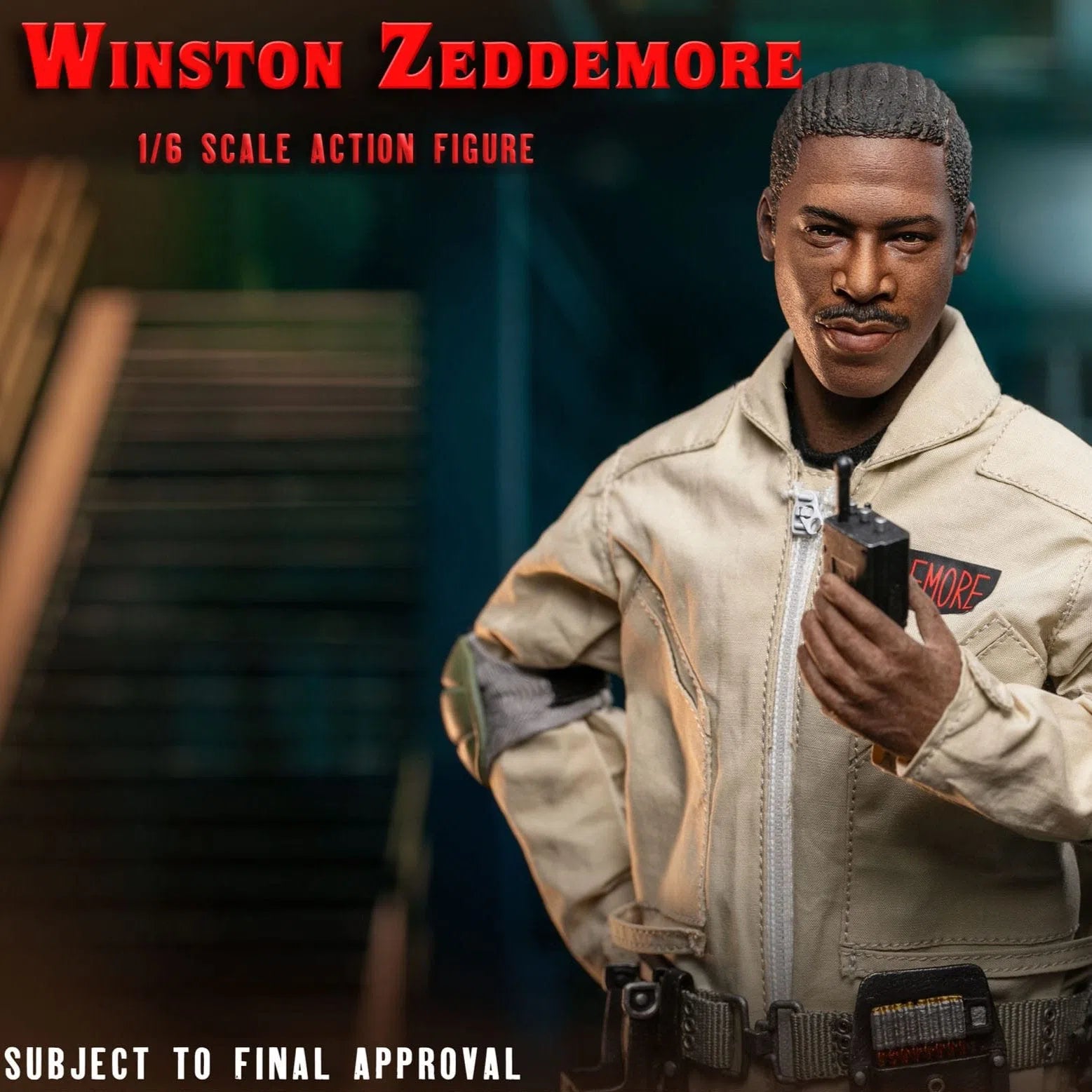 Ghostbusters: 1984: Winston Zeddemore Figure - Star Ace Action Figures