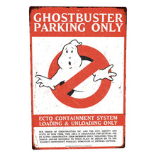 Ghostbusters Metal Sign Parking - Trick Or Treat Studios Tin Signs