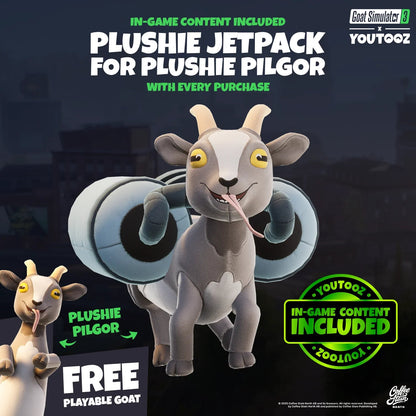 Goat Simulator: Goat Plush: 9" - YouTooz Plush