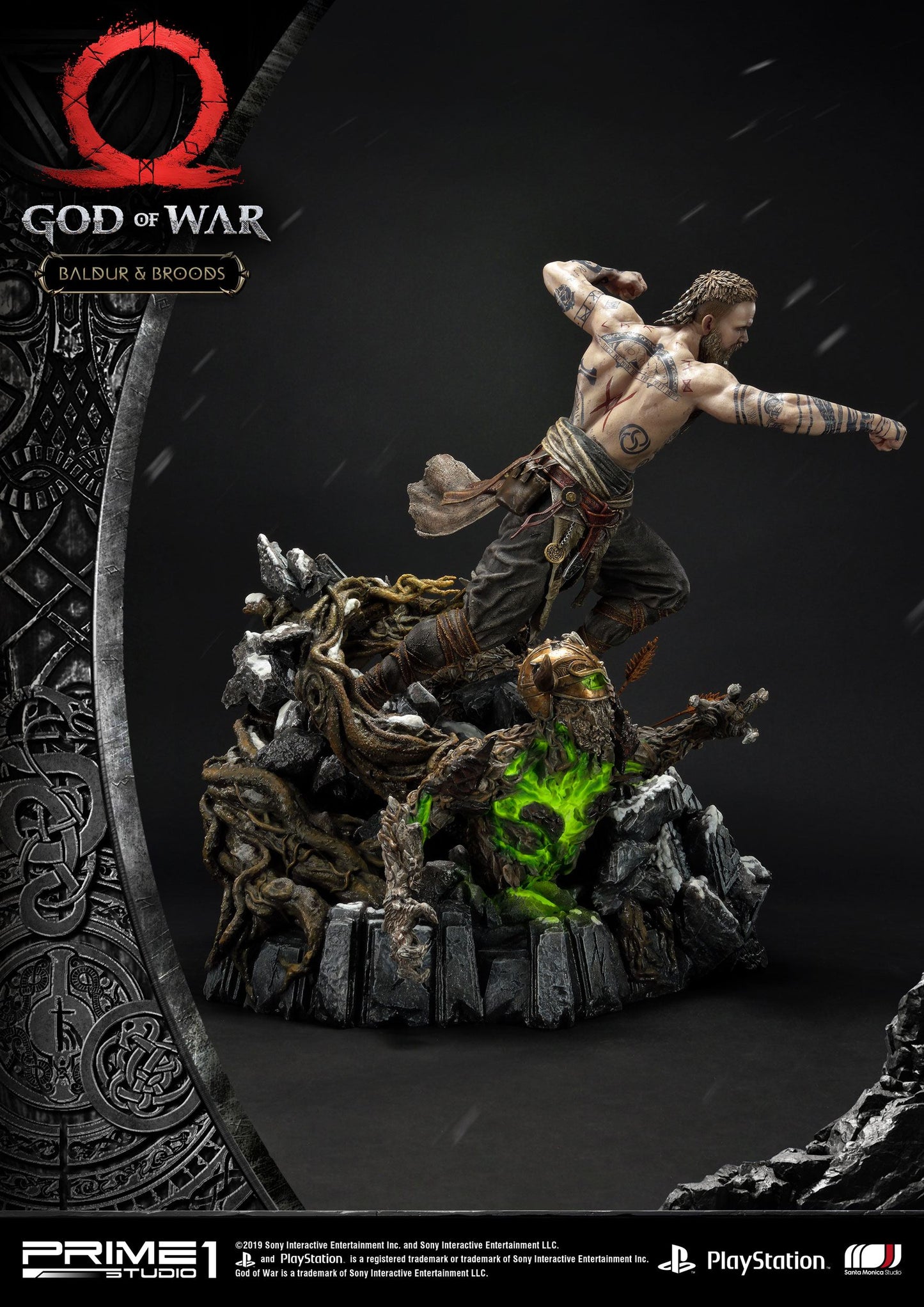 God of War Box Qty 2018 Statue Baldur & Broods 62 cm - Prime 1 Studio Statues