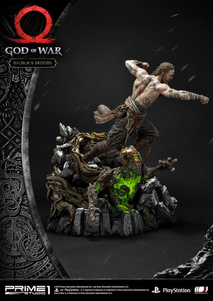 God of War Box Qty 2018 Statue Baldur & Broods 62 cm - Prime 1 Studio Statues