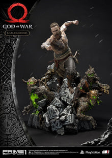 God of War Box Qty 2018 Statue Baldur & Broods 62 cm - Prime 1 Studio Statues