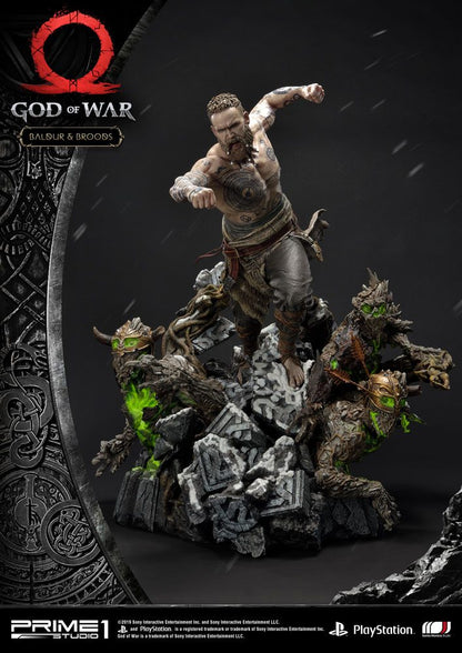 God of War Box Qty 2018 Statue Baldur & Broods 62 cm - Prime 1 Studio Statues