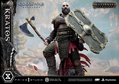 God of War: Ragnarok Real Elite Masterline Series Statue 1/3 Kratos Ultimate Version 95 cm - Prime 1 Studio Statues
