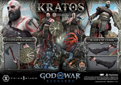 God of War: Ragnarok Real Elite Masterline Series Statue 1/3 Kratos Ultimate Version 95 cm - Prime 1 Studio Statues