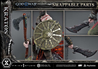 God of War: Ragnarok Real Elite Masterline Series Statue 1/3 Kratos Ultimate Version 95 cm - Prime 1 Studio Statues